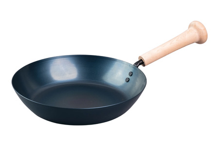 C195 ミズノ×藤田金属「SWING PAN 26cm」【フライパン 鉄 藤田金属 FUJITA スウィングパン バット アップサイクル 26センチ IH ガス 無垢材 木製 ハンドル 日本製 キャンプ アウトドア 町工場 長持ち 国産 大阪府 八尾】