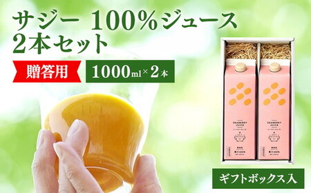  サジージュース 100% 1000ml×2本 ［ギフト用］ _DX14