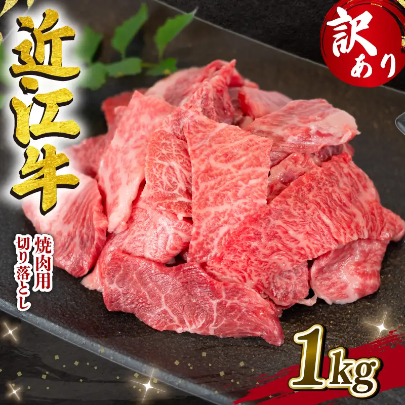 【6月発送】近江牛 焼肉 切り落とし 1000g (200g×5p)【 近江牛 牛肉 】