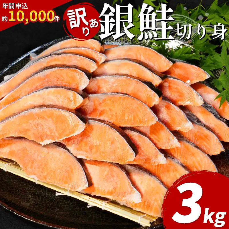 訳あり 銀鮭 3kg 鮭