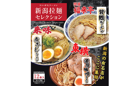 新潟拉麺セレクション 3種6袋セット 麺類 ラーメン 