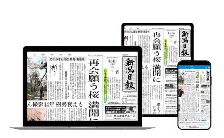 新潟日報電子版（朝刊＋おとなプラス）1カ月 雑貨 日用品 