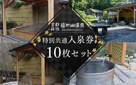 ＜福知山温泉＞特別共通入泉券 (10枚セット) ふるさと納税 福知山市 福知山温泉 温泉 お風呂 風呂 入浴券 入泉券 回数券 湯巡り 湯めぐり サウナ ミストサウナ 景色 【fc-CT001】【株式会社福知山温泉】