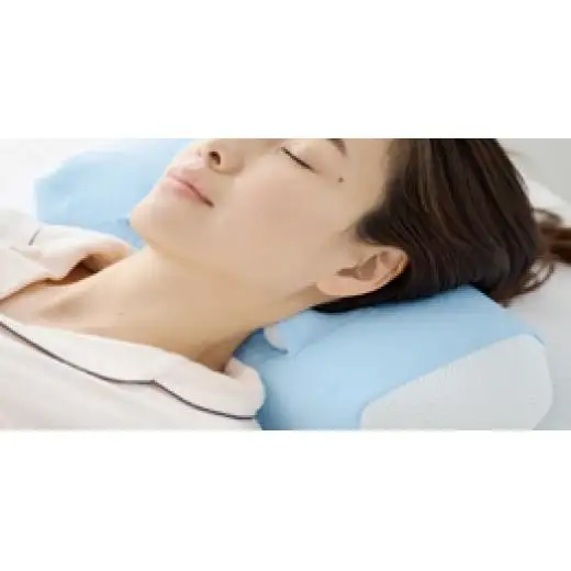 医学博士と頸椎を中心に考えた凹型まくら　Ｌサイズ　グレー色 