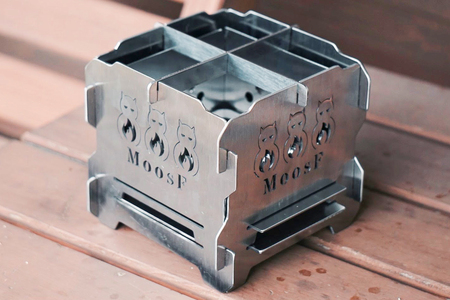 [MoosF] 組立BOX二次燃焼焚火台 [0535]