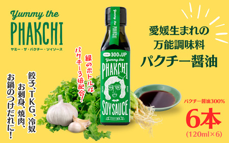 パクチー醤油 300% 6本 セット 旭合名会社 パクチー 醤油 コリアンダー ごま油 ニンニク 万能 調味料 国産 愛媛 宇和島 J018-052010