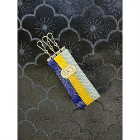 水引　三連キーホルダー(3line)_雑貨     装飾品・工芸品  服飾小物 _【1234281】