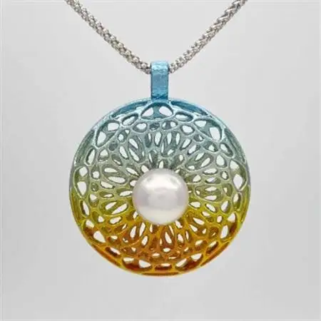 クラフト金澤のチタン製　パールペンダントトップ　フェリチタ_装飾品・工芸品 ペンダント・ネックレス アクセサリー _【配送不可地域：沖縄県】【1333646】