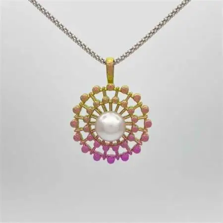 クラフト金澤のチタン製　パールペンダントトップ　ソーニョ_装飾品・工芸品 ペンダント・ネックレス アクセサリー _【配送不可地域：沖縄県】【1333704】