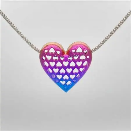 クラフト金澤のチタン製　ペンダントトップ　クオーレ_装飾品・工芸品 ペンダント・ネックレス アクセサリー _【1333749】