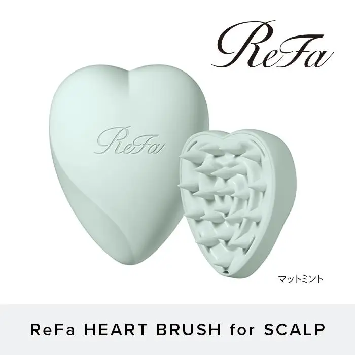 【マットミント】ReFa HEART BRUSH for SCALP 美容 リファ ハートブラシ ヘアケア 人気 ブラシ