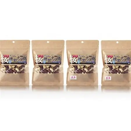桜チップの燻製ミックスナッツ極 (有塩)80g×2袋 (減塩)80g×2袋_惣菜・加工品 燻製（スモーク）    惣菜・加工品 乾物  _【1418908】
