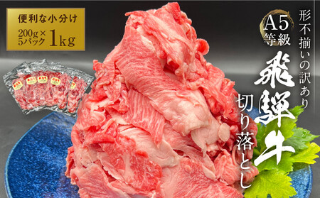 【訳あり】A5 飛騨牛 切り落とし1kg | 牛肉  小分け 訳あり 飛騨牛 岩ト屋 HF001