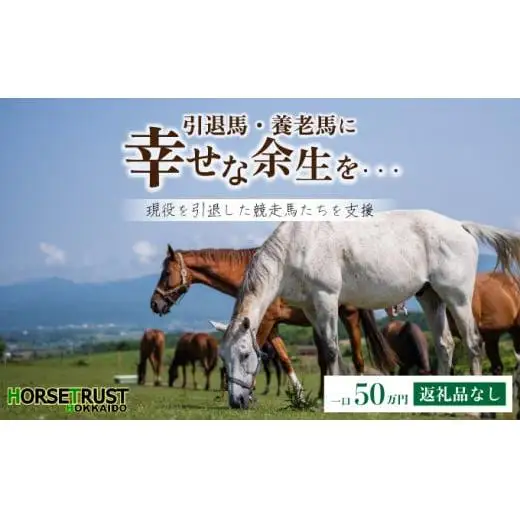 ホーストラスト北海道支援 50万円コース 引退馬 F21H-560