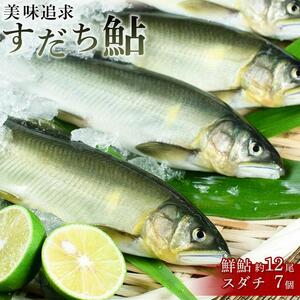 すだち鮎（ 鮎 約 12尾・すだち 7個 ） 魚 とくしま特選ブランド 塩焼き 甘露煮