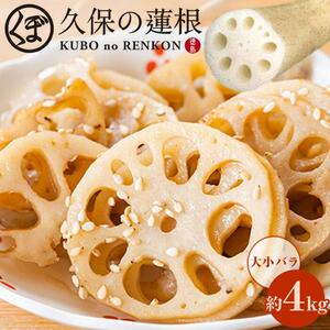 大小バラ 蓮根 約4kg れんこん