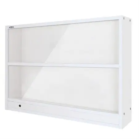 LED付きコレクションケース ハイタイプ (ホワイト)　JCR-8317HW_コレクションケース LED おすすめ_【1414193】