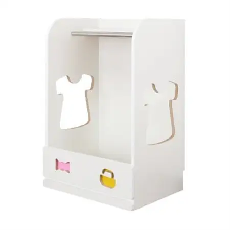 おかたづけしたくなるハンガーラック(女の子用)　TSH-59HGW_雑貨・日用品  家具・インテリア _【1414700】