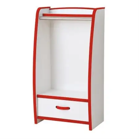 知育家具シリーズ　ハンガーラック　48cm幅(レッド)　HRJ-48HR_雑貨・日用品  家具・インテリア _【1415260】