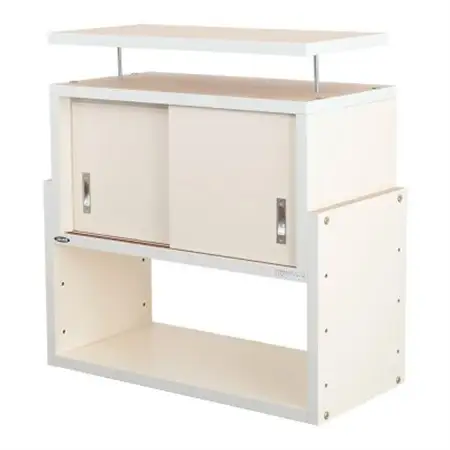 耐震上置き　じしん作くん　幅58cm×奥行29cmタイプ(ホワイト)　58-29W_雑貨・日用品  家具・インテリア _【1416338】