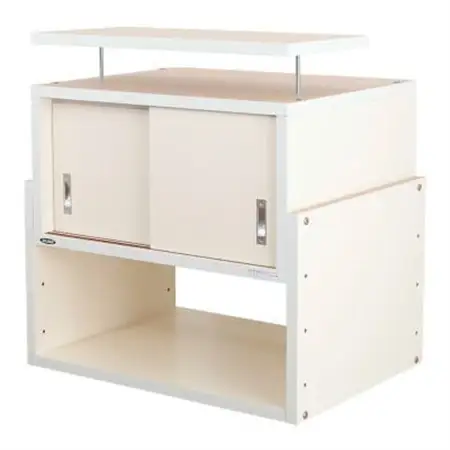 耐震上置き　じしん作くん　幅58cm×奥行44cmタイプ(ホワイト)　58-44W_雑貨・日用品  家具・インテリア _【1416343】