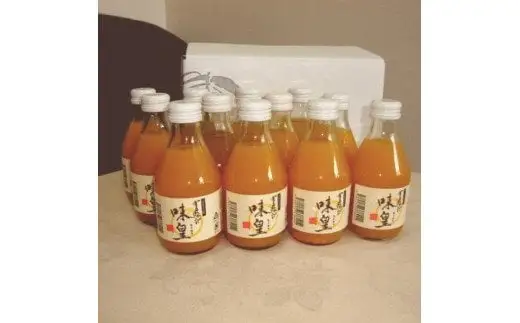  有田みかんの味皇（あじおう）180ml×12本/みかん みかんジュース 有田みかん 【kjk100-a-180x12】