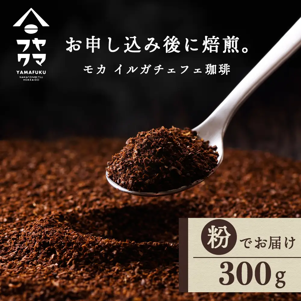 自家焙煎珈琲 イルガチェフェ（粉） 300g コーヒー