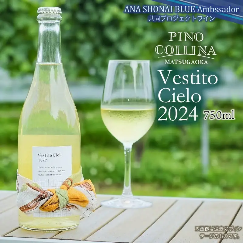 白ワイン　Vestito Cielo 2024　750ml×1本　株式会社エルサン　国産 日本ワイン