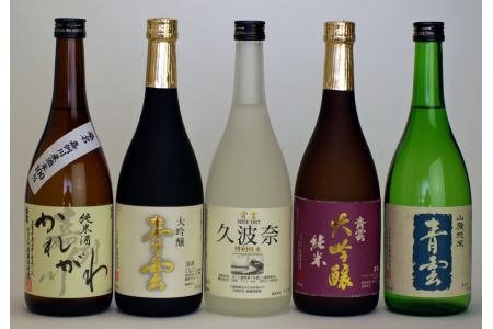 後藤酒造場　青雲　飲みくらべ５本セット　c_23