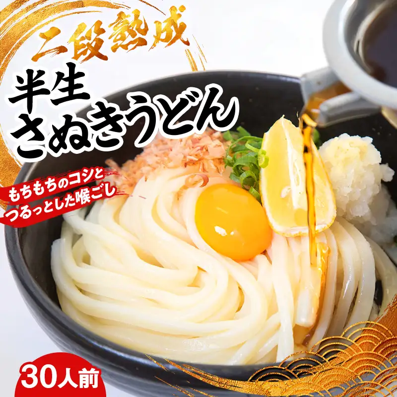 二段熟成半生さぬきうどん30人前（300g×10袋） FAH-0094