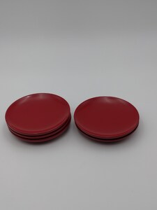 川連漆器 5寸銘々皿5枚組 漆器 漆器 【(株)阿部健吉商店】[N5301]
