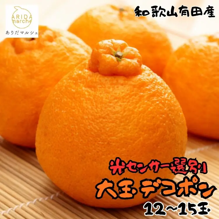 和歌山有田の濃厚大玉デコポン 12～15玉 約5kg［先行予約］［MS79w］