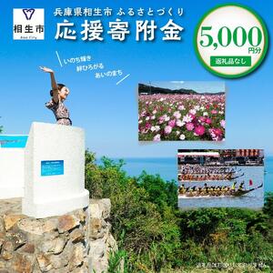 【返礼品なし】兵庫県相生市への寄付（5,000円分）