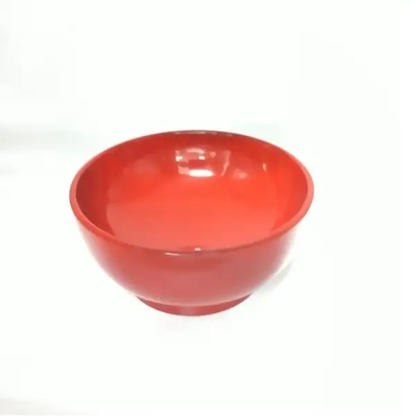 川連漆器 麺鉢 朱 漆器【井上漆器店】[C9-5902]