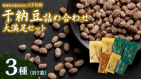干納豆 詰め合わせ 大満足 セット 【茨城県共通返礼品／八千代町】 [DW003sa]