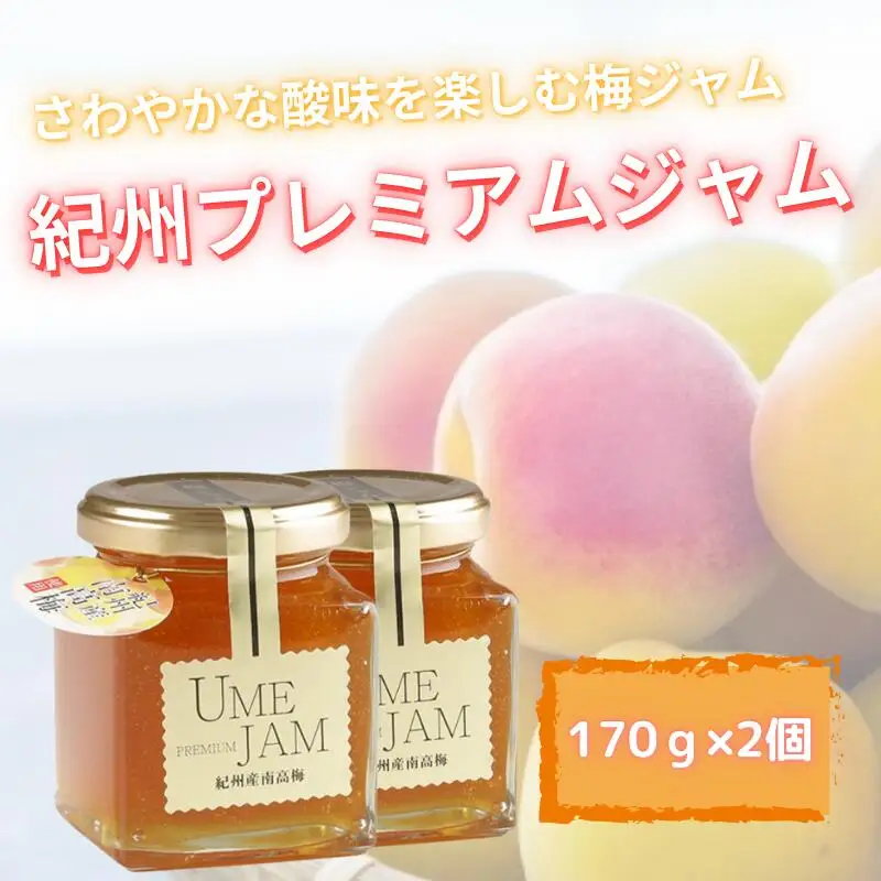 紀州プレミアムジャム2個セット / 田辺市 紀州南高梅 南高梅 梅 梅ジャム ジャム【umy016】
