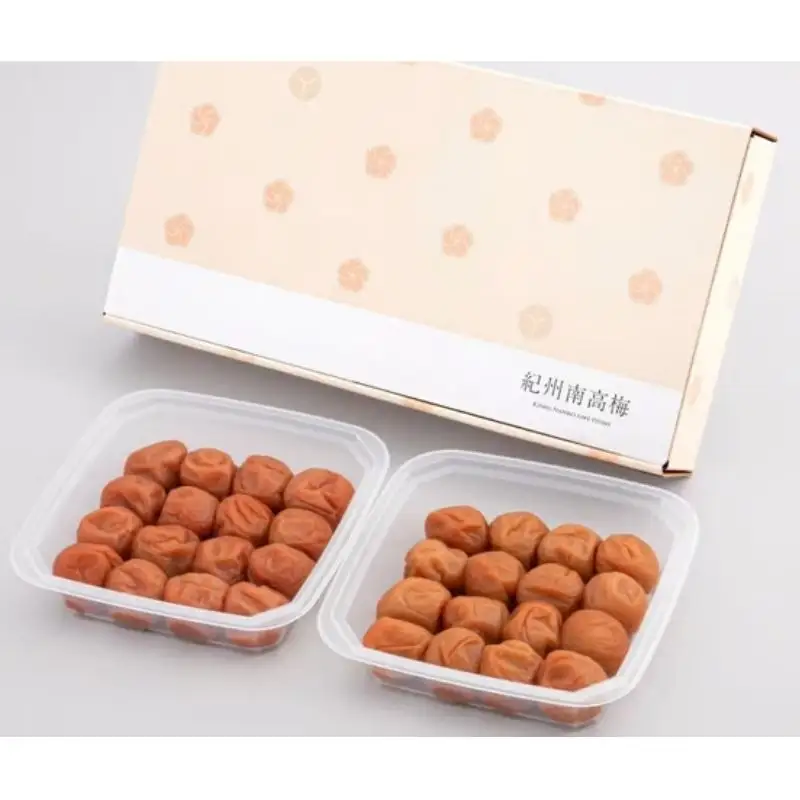 紀州梅干 詰合せセット　三栖里の梅・真の極 　350g×２ / 田辺市 紀州南高梅 南高梅 梅干し 梅干 梅 うめ 肉厚 お米 おにぎり 焼酎 梅酒 健康  食べ比べ 選べる 【ske018-5-2】