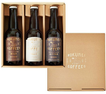 ギフト クラフトコーヒー 3種 飲み比べ スペシャルティコーヒー ロクメイコーヒー I-270　