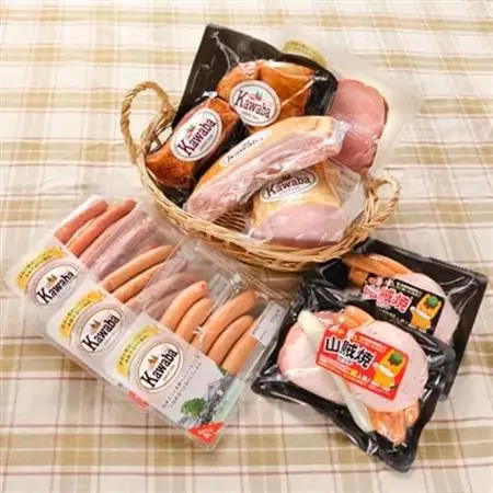 地元ブランド「かわば」ハム・ソーセイジの贅沢セット_肉 鴨肉  かも カモ ダック  肉 ハム 豚肉   惣菜・加工品 燻製（スモーク）    肉 ソーセージ・ウインナー 豚肉   肉 ベーコン・サラミ 豚肉 _【配送不可地域：離島】【1026749】