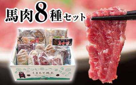 馬肉8種セット 計2200g 馬刺し