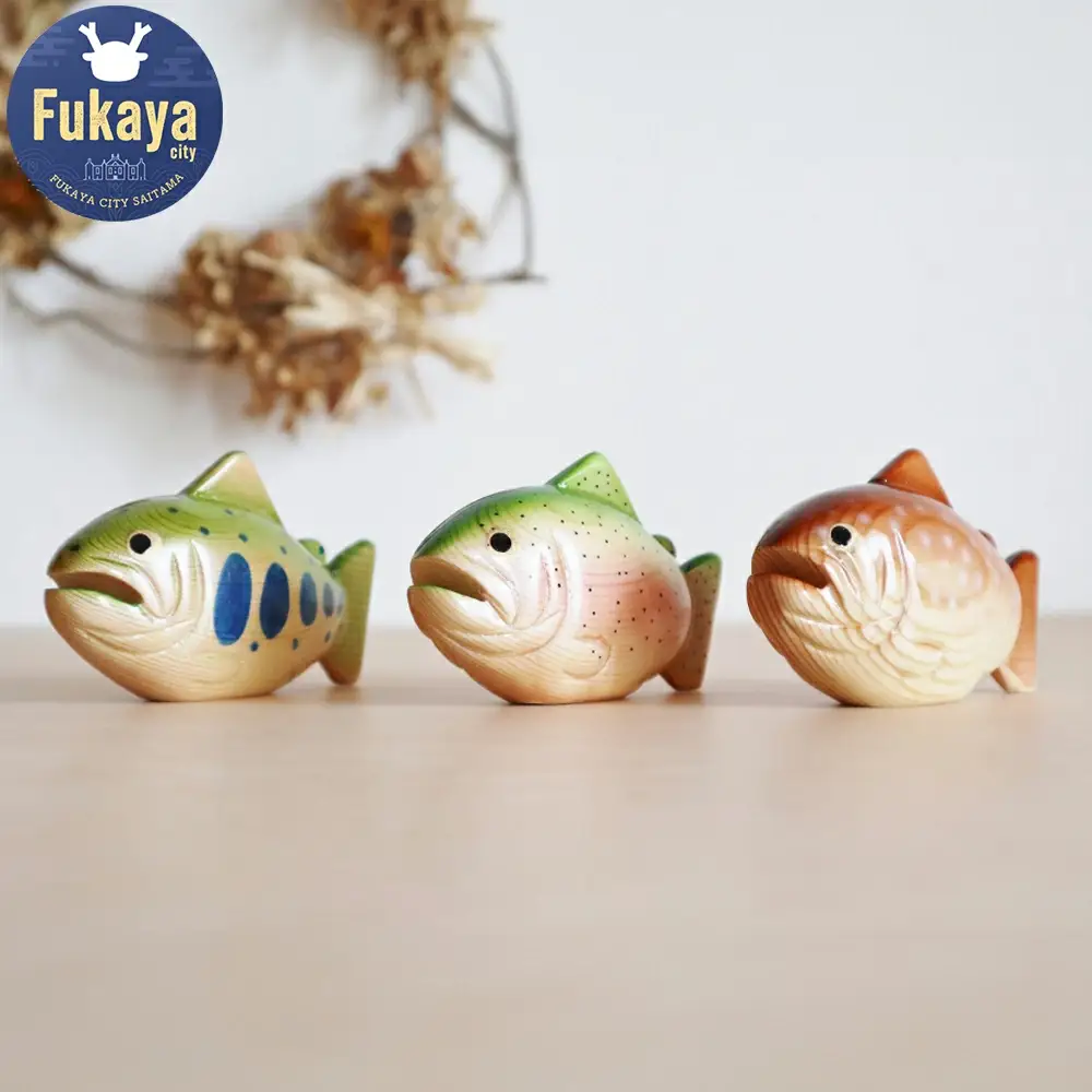 木工品【魚セット】　工房西岡　【11218-0588】