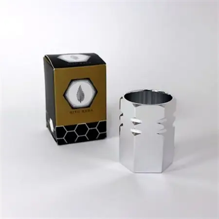酒器人肌　煌(きらめき)　Lサイズ　シルバー_雑貨・日用品 グラス・カップ 食器 _【1414095】