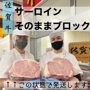 佐賀牛 サーロイン ブロック 15kg 100-J798