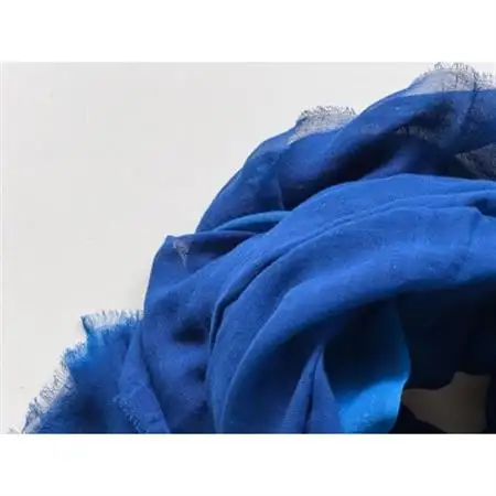 藍の大きなふんわりストール_装飾品・工芸品 ショール・ストール 服飾小物 _【1338000】
