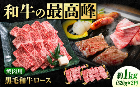 黒毛和牛ロース焼肉用520g×2 [BACT007] ロース