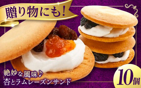 【お中元対象】杏とラムレーズンサンド菓子 10個入り [BAFL003] お菓子