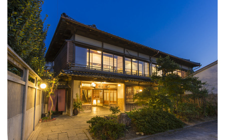 「和味の宿角上楼」の全館貸切宿泊券【一泊二食付き(30人まで利用可)　平日限定】 貸し切り 支援 返礼 返礼品 旅行 旅行券 老舗 旅館 宿 レストラン 食事 お食事 宿泊 泊り お泊り 国内旅行 トラベル 観光 ミシュラン