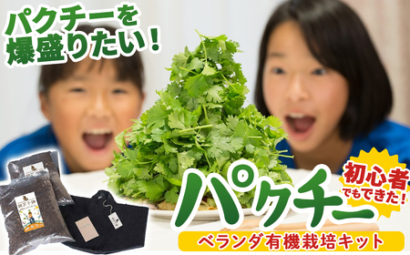 初心者も安心のお野菜栽培キット(パクチーの種付き)四万十の豊かな土壌を再現！！／Fis-B01 趣味 ガーデニング 家庭菜園 園芸 ベランダ菜園 プランター 種 パクチー パクチー種 培養土