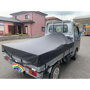 ダイハツハイゼット用トラックシート　雨が流れ落ちるスロープ型　防水仕様