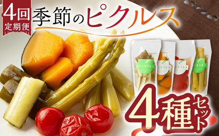 【4回定期便】季節のピクルス 4種セット /おかわりのうえん [UDD004] ピクルス